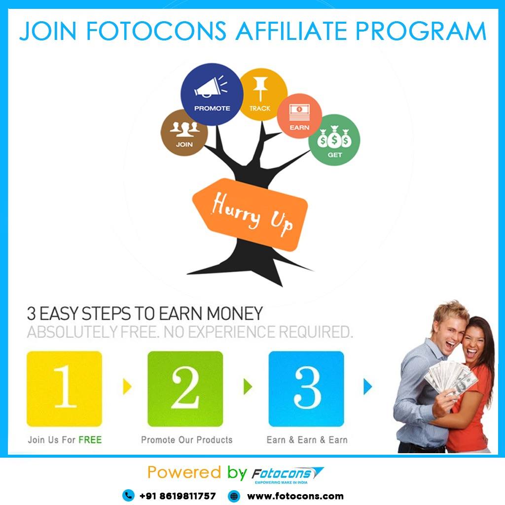 Fotocons affiliate program-earn from home