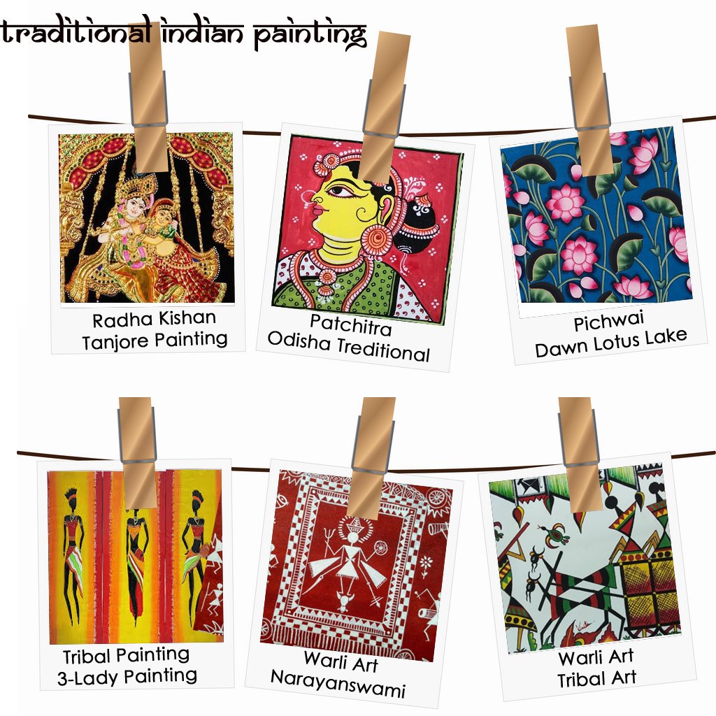 Indian Traditional paintings Folk paintings