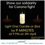 Light Diya with mantra recitation-Fight Corona