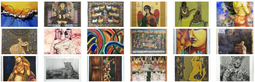 CANVAS AND PAPER PRINTS OF HANDMADE PAINTINGS