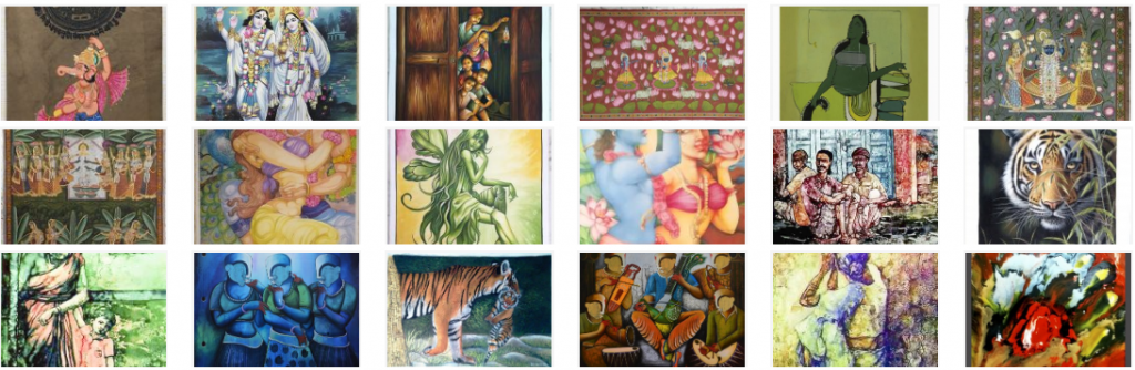 Online Gallery Indian Paintings digital art prints paper and canvas