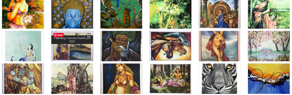 CANVAS AND PAPER PRINTS OF HANDMADE PAINTINGS