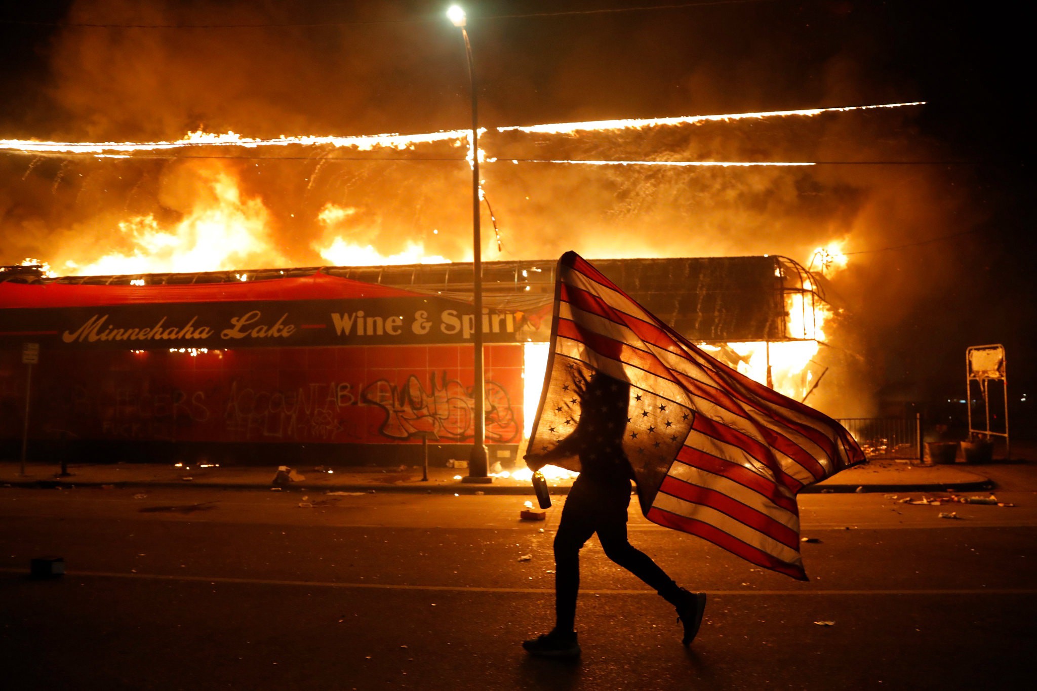 What is the reality of riots spread in the US?