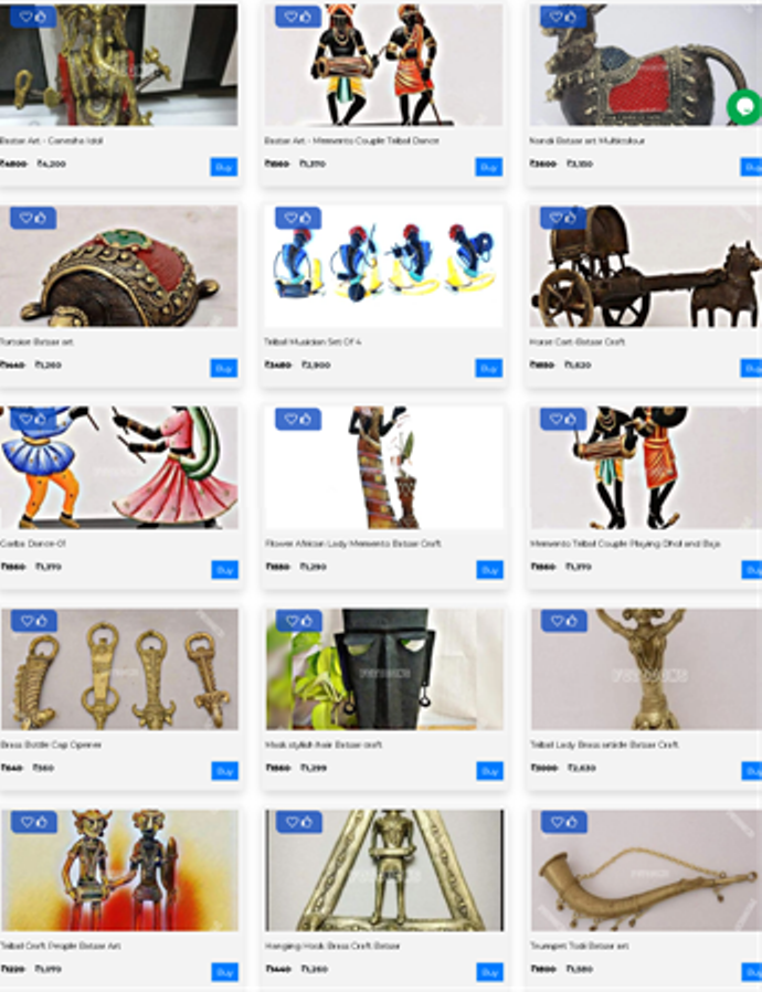 batsar handicraft tribal craft-Be Indian Buy Indian Handicrafts