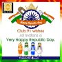 क्लब 91 द्वारा गणतन्त्र दिवस पर समर्पित देश भक्ति विडियो गीत