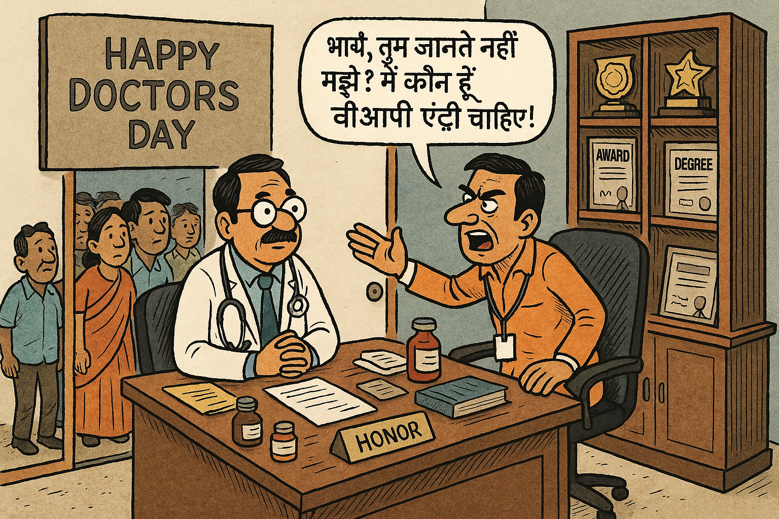 हैप्पी डॉक्टर्स डे – व्यंग्य रचना