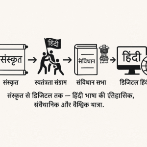 भाषा एवं राजभाषा के रूप में हिंदी की विकास यात्रा