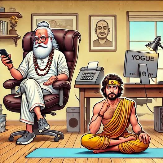 हास्य-व्यंग्य लेख जिसमें आधुनिक गुरु-शिष्य परंपरा की विडंबनाओं को उजागर किया गया है — गुरु अब समाधान नहीं, शॉर्टकट के स्रोत हैं और चेले केवल सौदेबाज़।