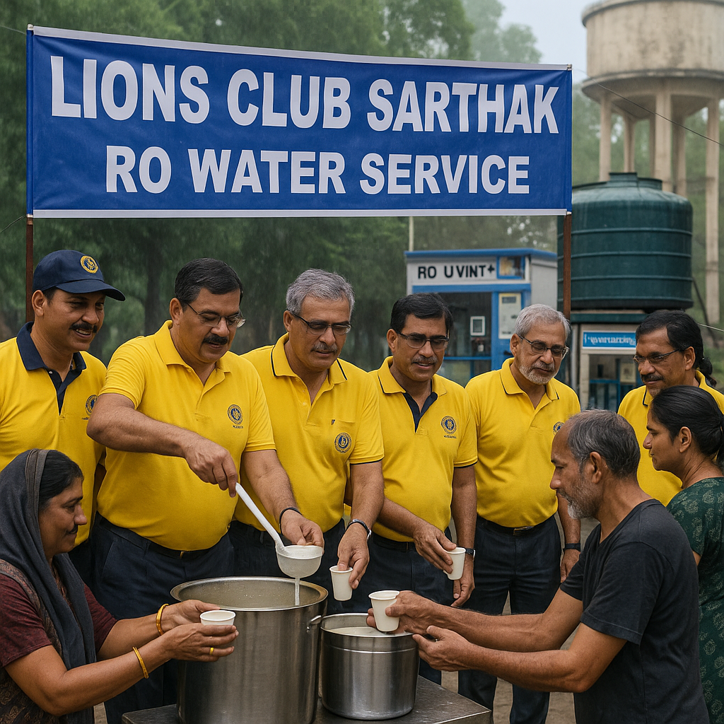 Grand Conclusion of the Free RO Water Facility by Lions Club Sarthak
