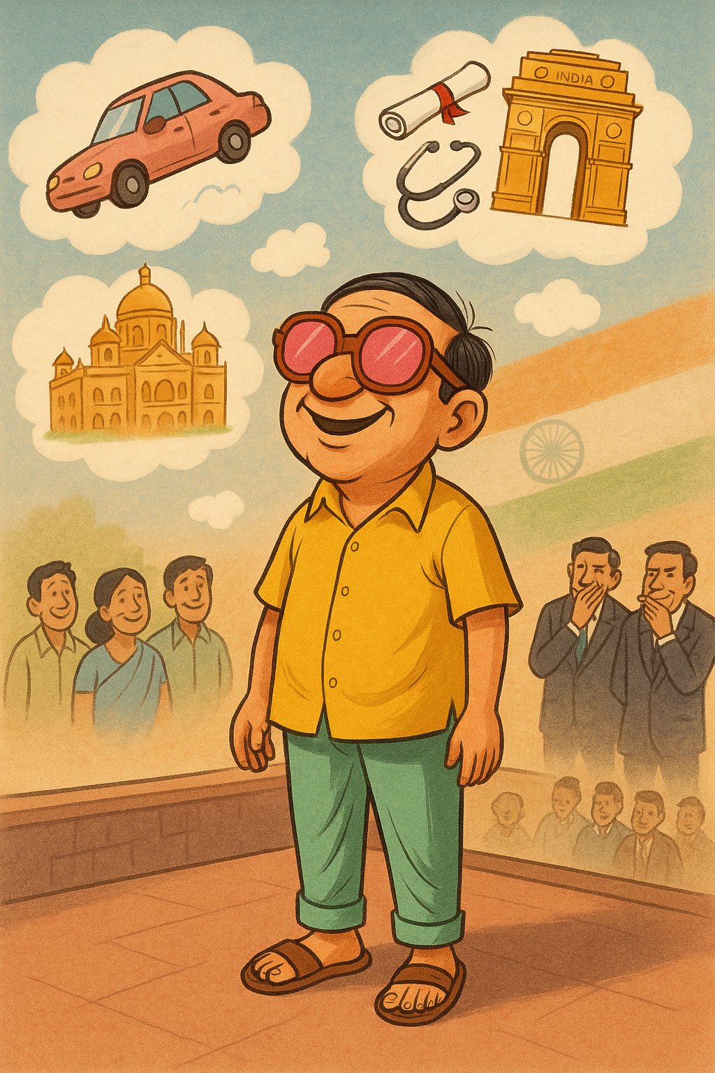 व्यंग्य चिंतन में मुंगेरीलाल