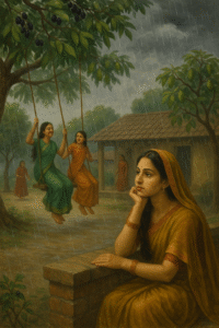 सावन आया-हिंदी कविता