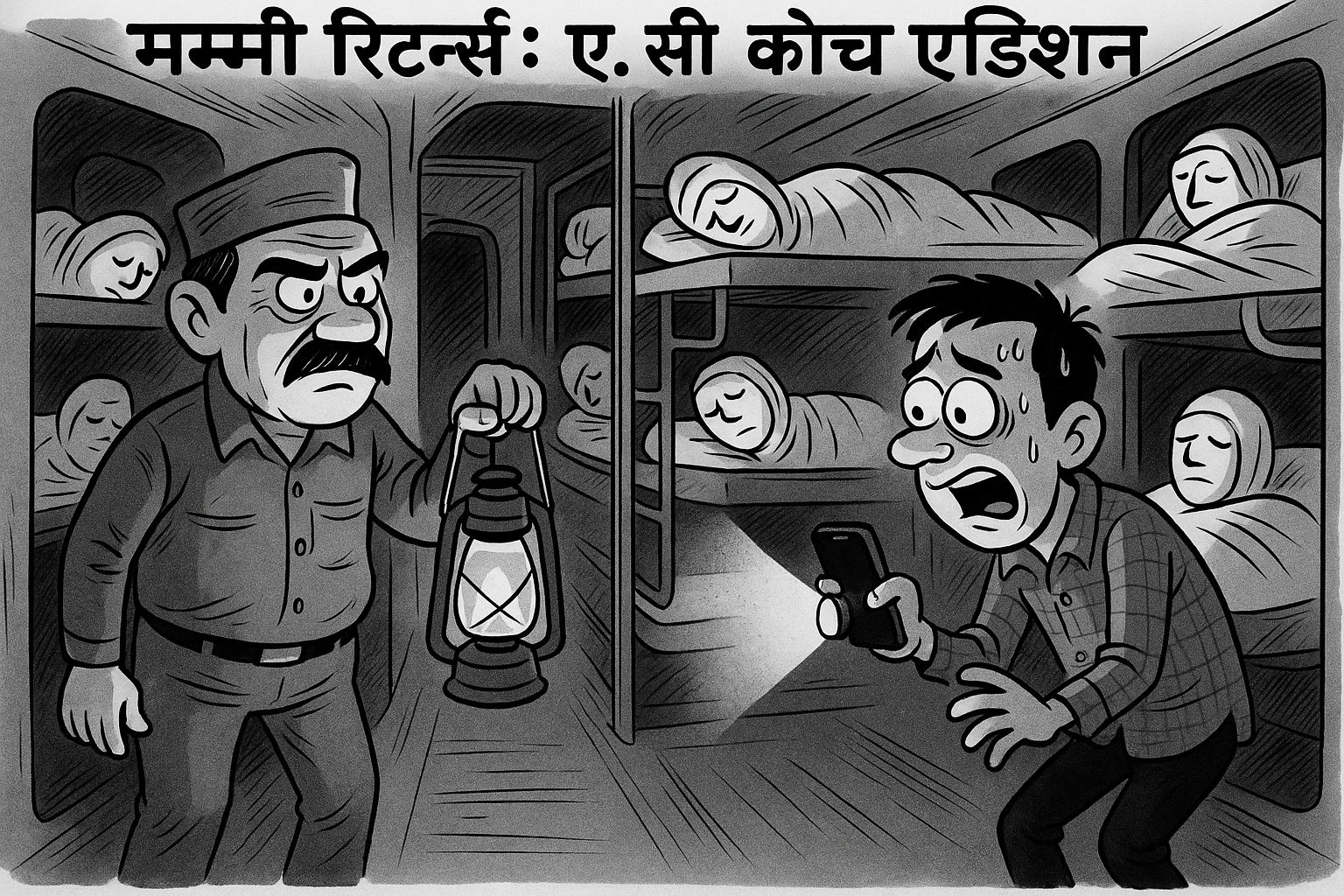मम्मी रिटर्न्स: ए सी कोच एडिशन-हास्य व्यंग्य रचना