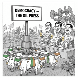 कोल्हू का लोकतंत्र-व्यंग्य रचना