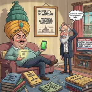 WhatsApp के ग्यानी और बहस का जाल