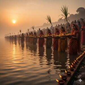 छट पर्व –जहाँ अस्त हुए सूरज को भी पूजा जाता है