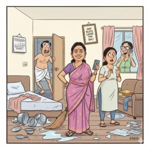 काम वाली बाई — एक व्यंग्य रचना