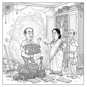 दिवाली की सफाई: घर, किताबें और कबाड़ी वाला – एक व्यंग्य