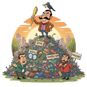 कचरा कचरा ही रहेगा-व्यंग्य कविता