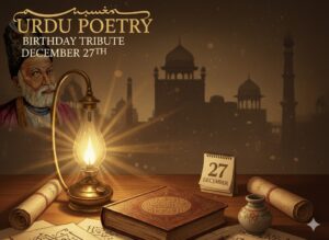 ग़ालिब जयंती: “फेल्ट थॉट” का सुपरस्टार—दिल भी, दिमाग़ भी