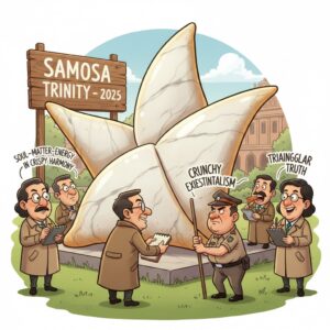 समोसा: भारतीय सौंदर्यशास्त्र का प्रथम त्रिकोणीय विश्वविद्यालय