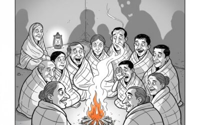 अलाव, अंगीठी और उल्टे पैरों वाली काकी