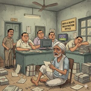 कागजों में मरण-