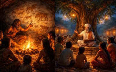 कहानी से सभ्यता तक: जब मनुष्य ने आग के चारों ओर संस्कृति रची