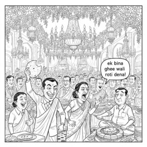 शादी में एक रोटी की तलाश