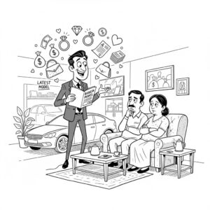 रिश्तों की गाड़ी और दो करोड़ की एक्सेसरीज़
