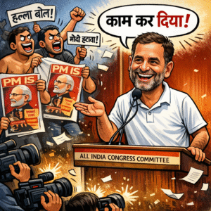 राजनीति में ‘काम कर दिया’ की संस्कृति : विरोध, तमाशा और लोकतंत्र की गिरती मर्यादा