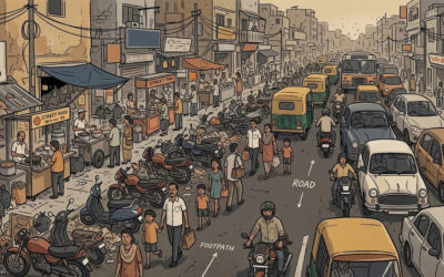 सड़कों से गायब हुए फुटपाथ : अतिक्रमण पर आँख बंद करके बैठा प्रशासन