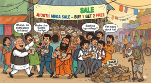 झूठ का मेगा मॉल