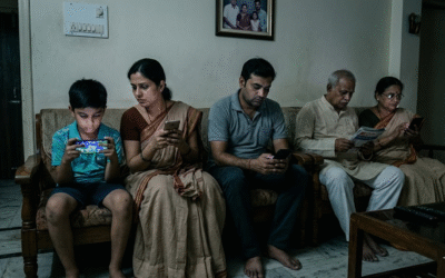 डिजिटल लत और परिवारों के बिखरते ताने-बाने