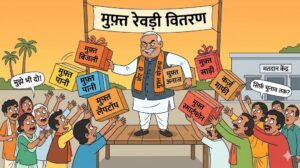 वादों की कोख से पैदा होते तोहफे: चुनावी फ्रीबीज राजनीति पर तीखा व्यंग्य