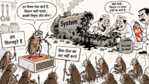 हां हम तिलचट्टे हैं लेकिन तिल तिल कर चट नहीं करते !