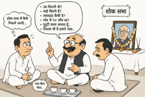 शोक सभा में जाने की कला: बाब्बन चाचा की फील्ड ट्रेनिंग
