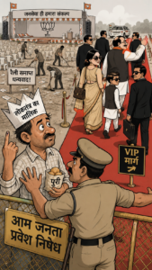 बचा हुआ लोकतंत्र | वोट, जनता और सत्ता पर तीखा राजनीतिक व्यंग्य