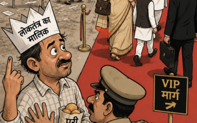 बचा हुआ लोकतंत्र | वोट, जनता और सत्ता पर तीखा राजनीतिक व्यंग्य