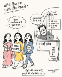 मर्द में छिपा हुआ ए आई  एजेंडा पहचानों !