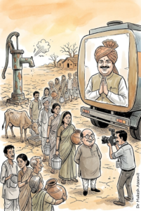 टैंकर देखकर प्यास बुझाओ