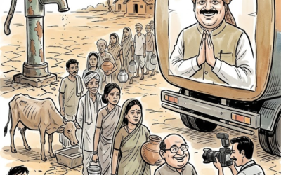 टैंकर देखकर प्यास बुझाओ