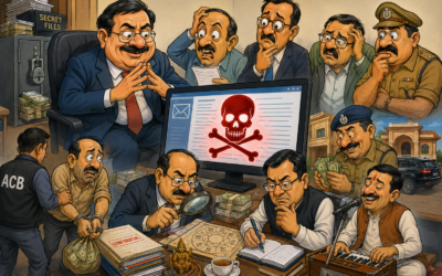 अभी विश्राम में रहें — रिश्वतखोर अफसरों के नाम गोपनीय सावधानी-पत्र