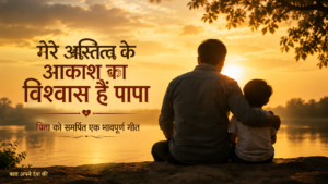 मेरे अस्तित्व के आकाश का विश्वास हैं पापा-पिता को समर्पित एक भावपूर्ण गीत
