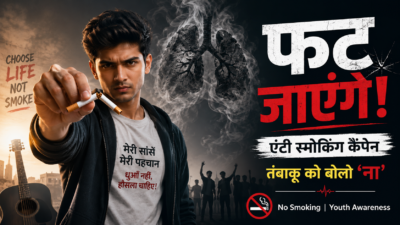 फट जाएंगे-Anti-Smoking Rap Song: युवाओं को तंबाकू और सिगरेट से बचाने की सामाजिक मुहिम