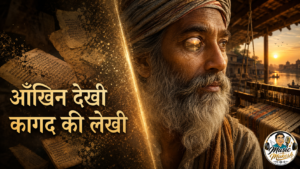 कबीर भजन: आँखिन देखी और कागद की लेखी | भावार्थ