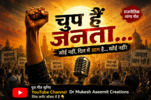 चुप हैं जनता… | एक राजनीतिक व्यंग्य गीत जो समाज से सवाल भी करता है और आईना भी दिखाता है