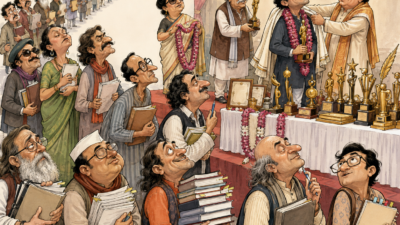 पुरस्कार को नमस्कार है: साहित्यिक पुरस्कारों की राजनीति और सम्मान संस्कृति पर करारा व्यंग्य