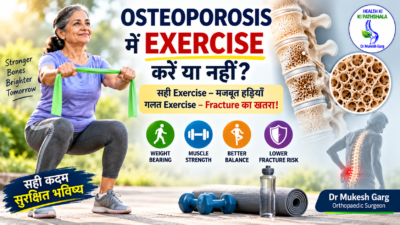 Osteoporosis में Exercise करें या नहीं? Safe Exercise और Fracture Risk की पूरी जानकारी