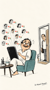 मुझे ऑनलाइन रिश्ते क्यों पसंद हैं? | डिजिटल दोस्ती पर आत्मव्यंग्य — डॉ. मुकेश असीमित