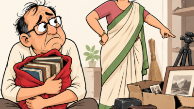 दिवाली की सफाई-हास्य व्यंग्य  रचना